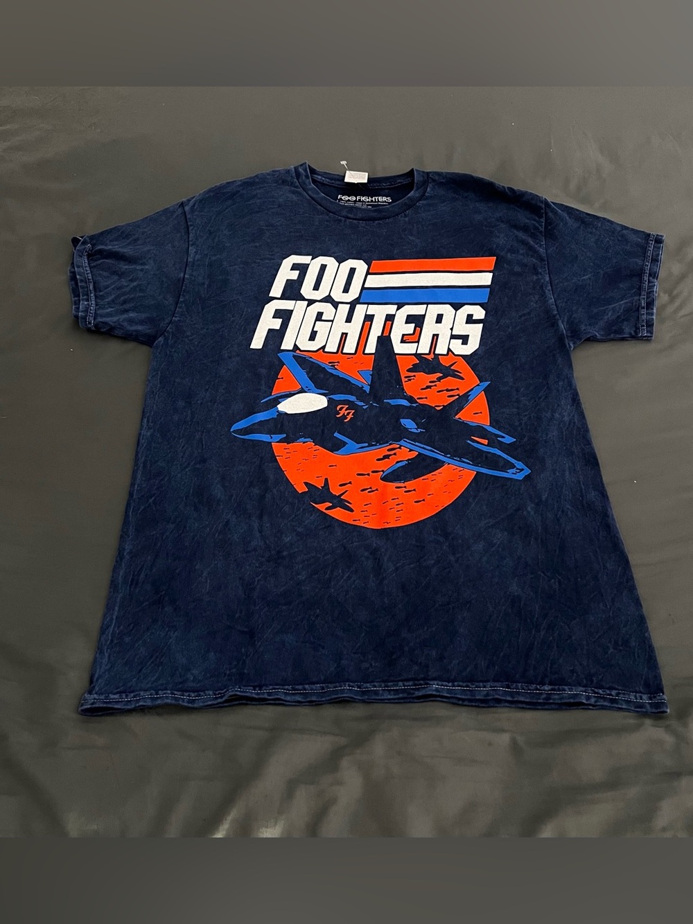 Foo Fighters Music Band Graphic double sided print t-shirt New
